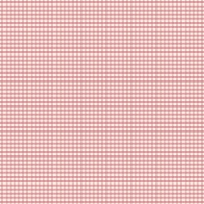 1/16 inch Micro (xxxs) Soft Peach Blossom gingham check - Soft Peach Blossom cottagecore country plaid - perfect for wallpaper bedding tablecloth - vichy check kopi
