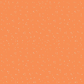 Irregular Polka Dots in apricot crush