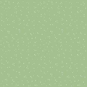 Irregular Polka Dots in green