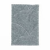 35 Serene Space- Relaxing Seigaiha Dots- Zen Arches- Abstract Boho Wallpaper- Bohemian Spa- Yoga Studio- Meditation Room- Japandi- Slate Blue- Gray Blue- Blue Grey- Extra Large