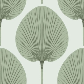 Palm Leaf - Sage Green