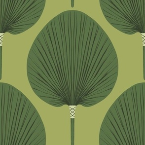 Palm leaf - Warm Green