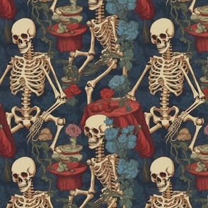 yoshitoshi inspired skeletons