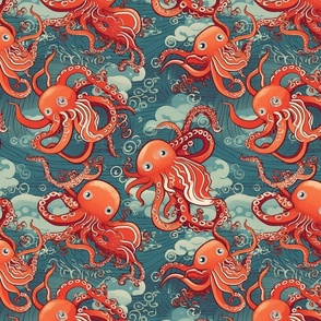 yoshitoshi inspired octopus