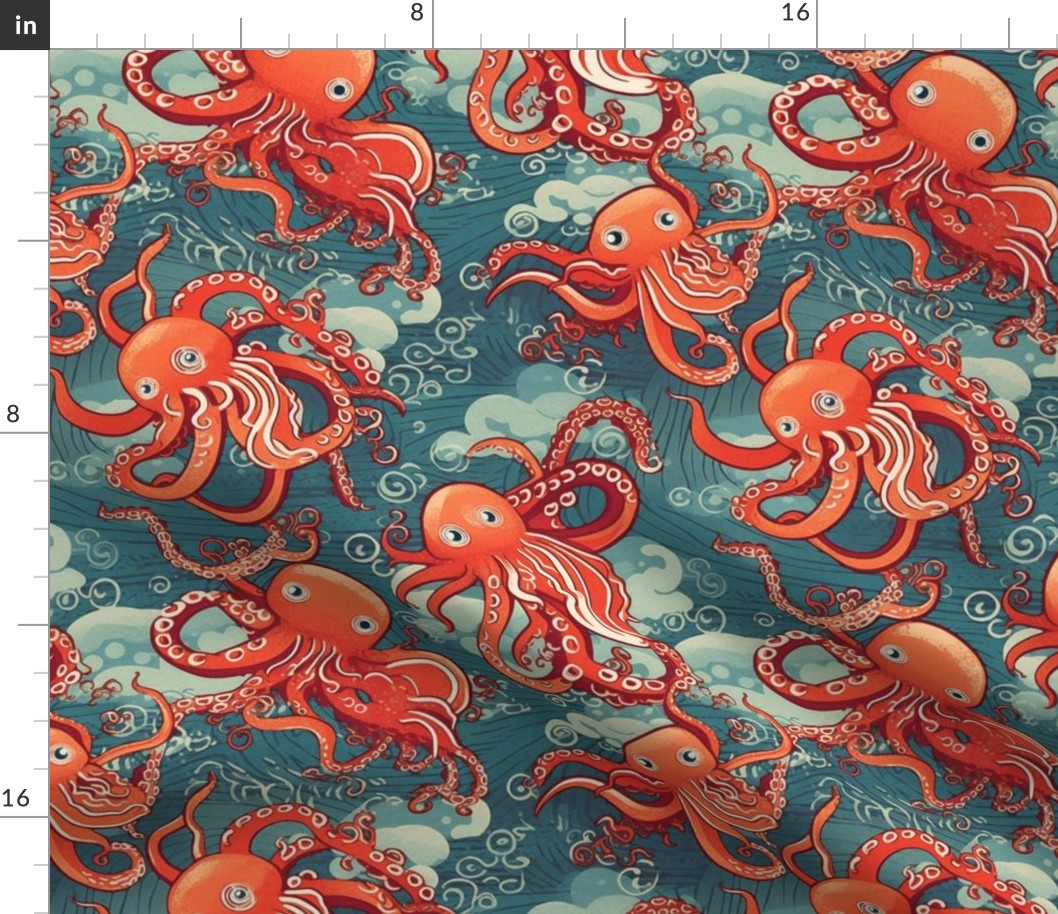 yoshitoshi inspired octopus