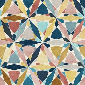 Modern Geometric Kaleidoscope Quest Medium Print
