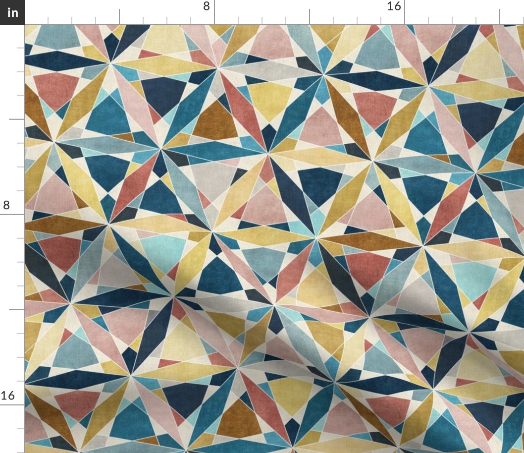 Modern Geometric Kaleidoscope Quest Medium Print