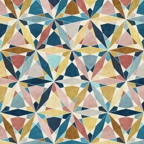 Modern Geometric Kaleidoscope Quest Small Print