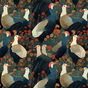 turkeys of japan inspired by yoshitoshi