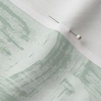 Abstract Curved Brushstrokes - Large Scale - Soft Mint Green and Cream Lines Arches Curves Boho Curvy Geometric