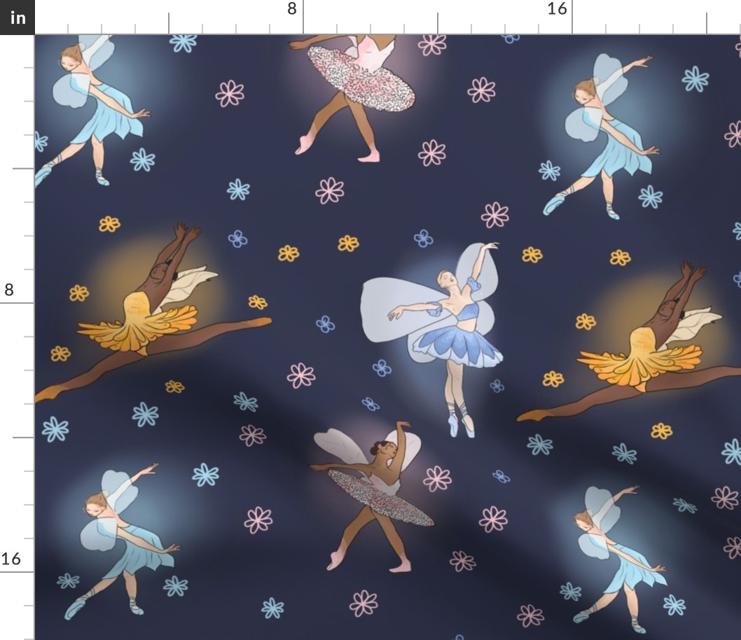 Flowery Fairy Ballerinas