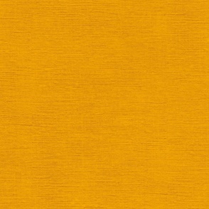 Marigold yellow with fine linen texture - solid color with texture