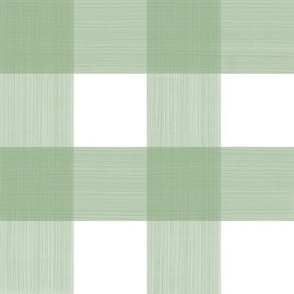 Custom Madison 3" Strie Buffalo Plaid Green On White2