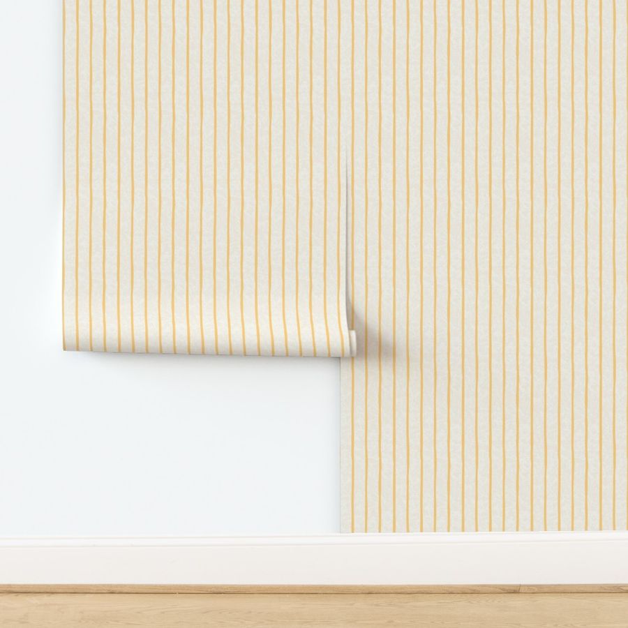 M-FLORAL PATH-8B--cream-yellow-stripes-striped-candy stripes, textured-wallpaper-home decor-bedding