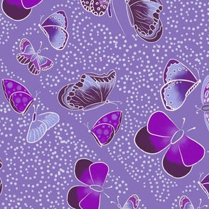 Violet Butterfly Whispers