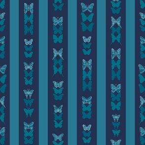 Butterfly Stripes Teal