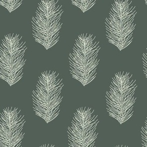 Pine Needle Branches Green
