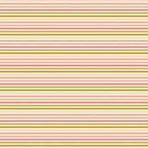 Mini 70s Stripes, Vintage Hippie Retro Stripes