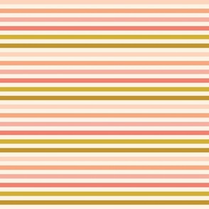 Thin 70s Retro Inspired Colorful Stripes