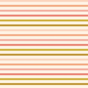 Small 70s Stripes, Vintage Groovy Retro Stripes