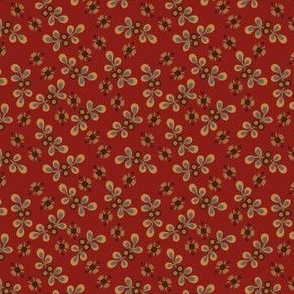 scattered boughs small red 2073-16