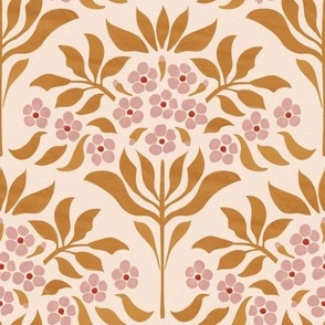 Warm Colored Victorian Style Florals