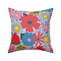 Large Joy Inducing Abstract Florals, colourful