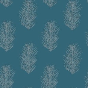 Pine Needle Branches Turquoise