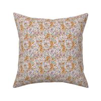Luaral Ditsy Floral Latte Ivory SMALL