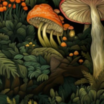 mushroom woodland 