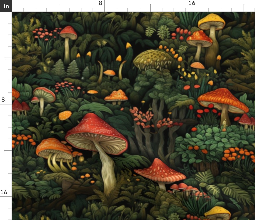 mushroom woodland 