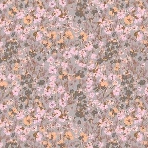 Luaral Ditsy Floral Light gray pastel Neutrals SMALL