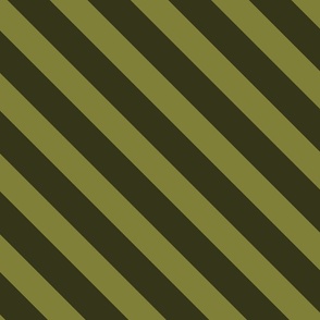 Diagonal Stripe | Greens