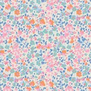 Luaral Ditsy Floral Summer Pastel SMALL
