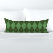 Classic Argyle Kelly Green 4in