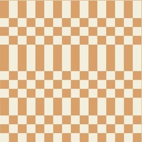  Retro Checkerboard Golden