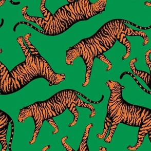 Tigers (Green and Orange)