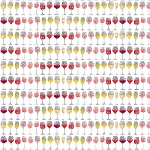 Sparkling Wine in Line (White small scale)