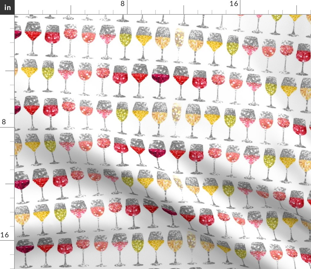 Sparkling Wine in Line (White)