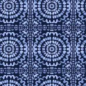 Indigo blue decoration tiles