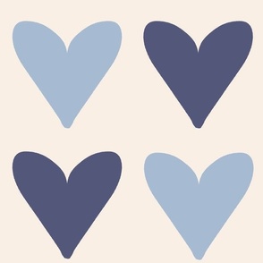 (L) Blue Heart 