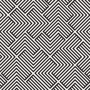 Geometric Advance in Black and White