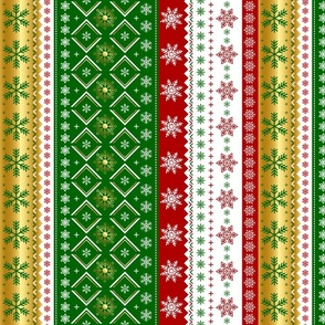 Nordic Snowflake  (medium)  //  Christmas   //  Winter