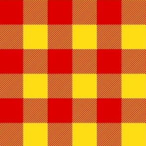 red yellow buffalo plaid (medium)