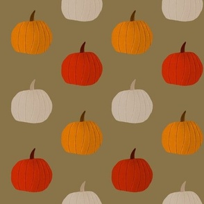 Fall Pumpkin Patch - Multi Color - Large