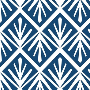 Blue geometric Pattern 1