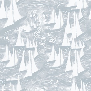 nautical coastal ocean sailboats color of the year pale blue white