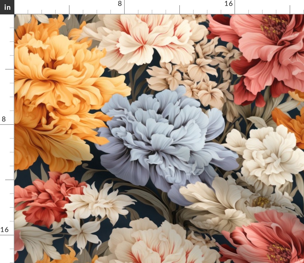 Floral design in trendy color-12