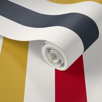 camp blanket, 3/8-inch stripes lengthwise