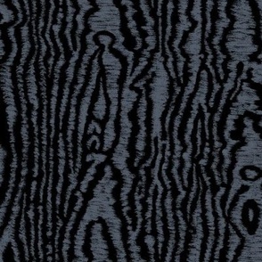 Moire Texture (Large) - Black and Evening Dove Gray  (TBS101A)